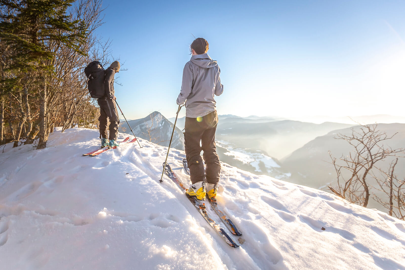 Ski de rando avec des enfants