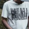 T-shirt homme Bio - Forêt - Gris galet chiné - Petit Bivouac