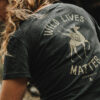 T-Shirt femme Bio - Wild Lives - Gris ardoise chiné - Petit Bivouac