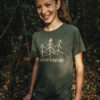 T-shirt enfant Bio - Future - Vert Mousse - Petit Bivouac
