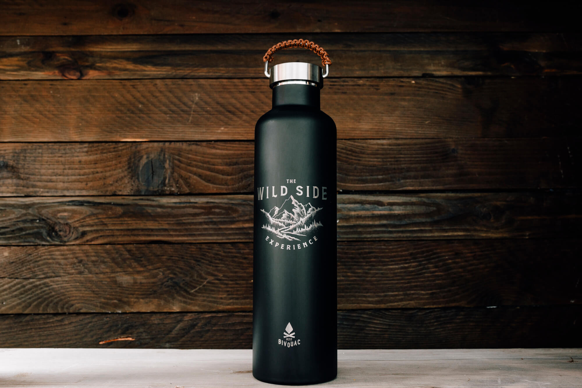 Gourde thermos isotherme Petit BIvouac The Wild SIde BK