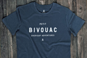 T-shirt bio Everyday adventures Bleu nuit